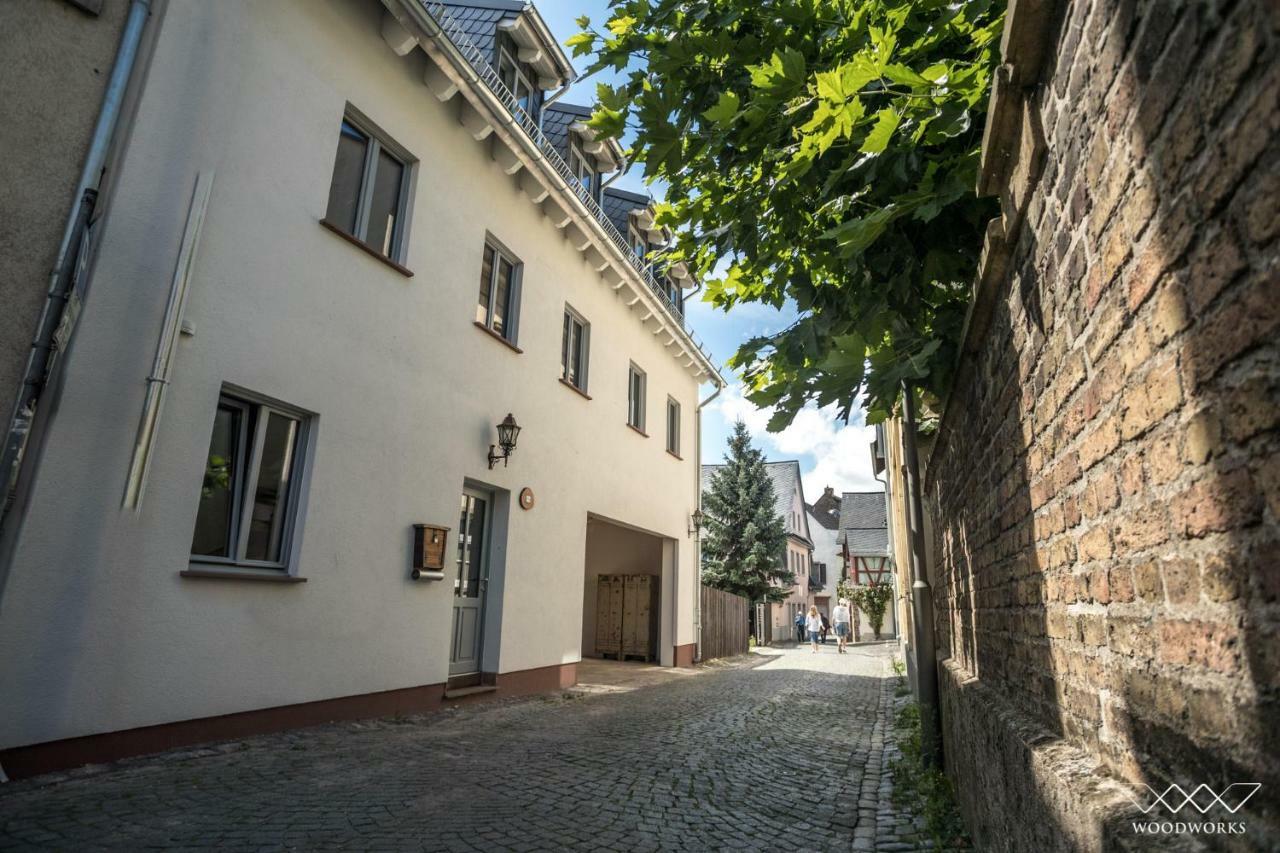 Fewo  Schmiede  Innenstadt, ruhige Lage, große Terrasse, Wlan inkl. Rüdesheim am Rhein Exterior foto