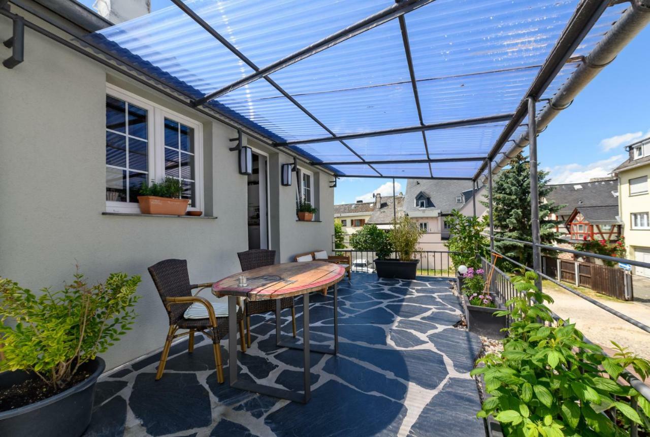 Fewo  Schmiede  Innenstadt, ruhige Lage, große Terrasse, Wlan inkl. Rüdesheim am Rhein Exterior foto